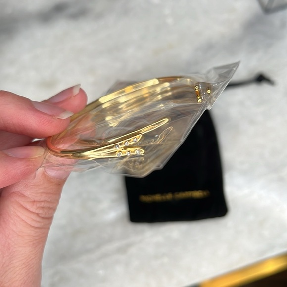 NEW Michelle Campbell 14k Gold plated bangle set - Picture 5 of 5